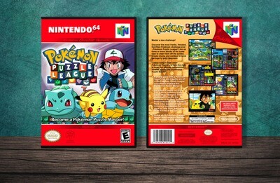 Pokemon Puzzle League, Case Color: DARK GREY (OEM DS CASE COLOR)