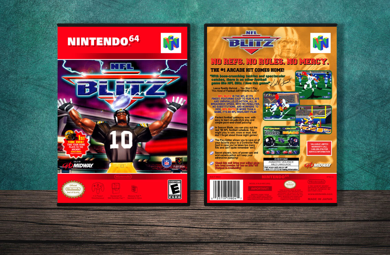 NFL Blitz, Case Color: DARK GREY (OEM DS CASE COLOR)