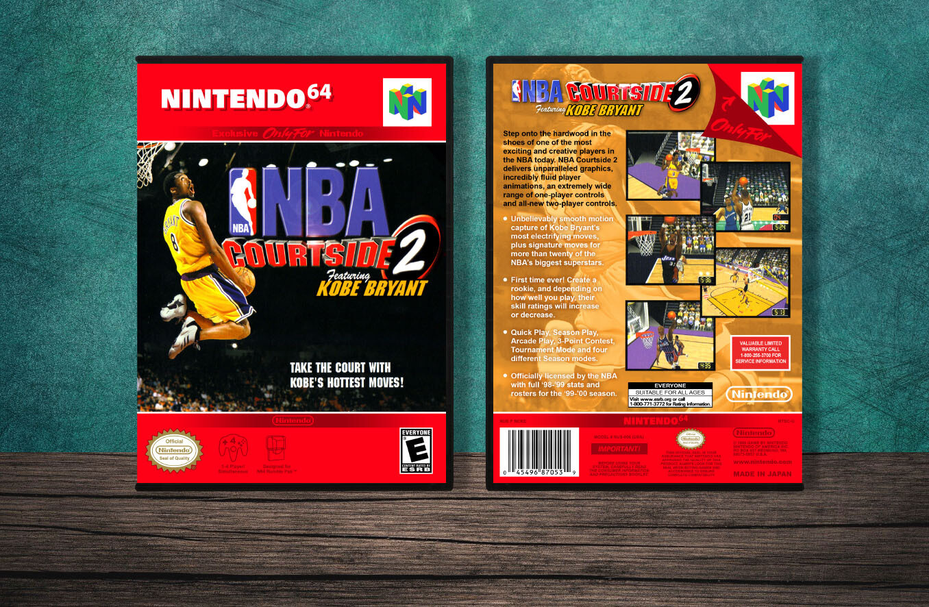 NBA Courtside 2, Case Color: DARK GREY (OEM DS CASE COLOR)