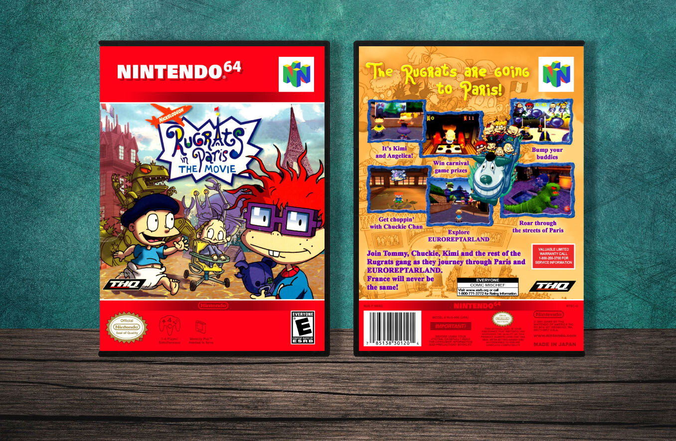 Rugrats in Paris: The Movie, Case Color: DARK GREY (OEM DS CASE COLOR)