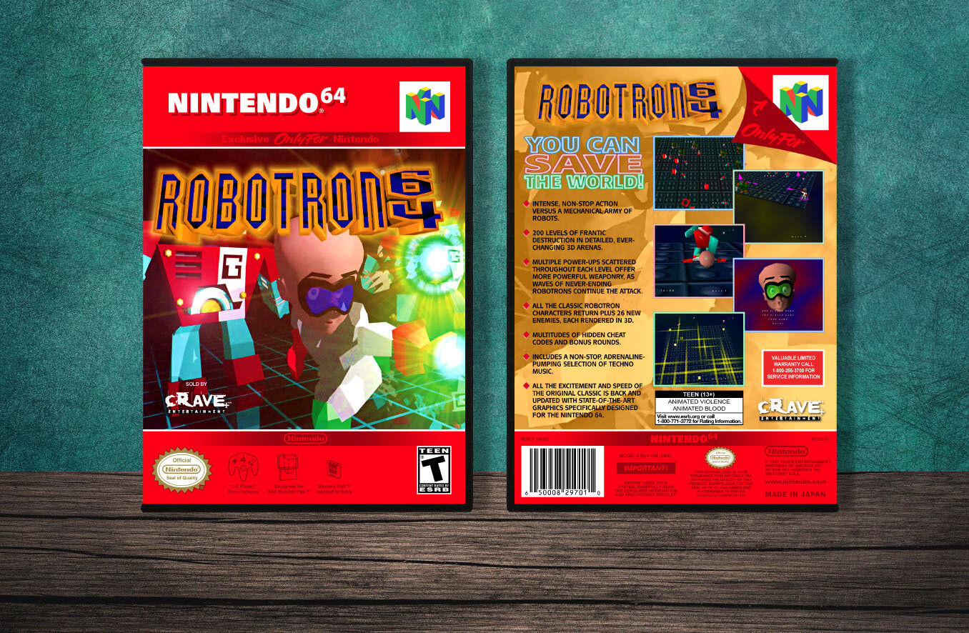 Robotron 64, Case Color: DARK GREY (OEM DS CASE COLOR)