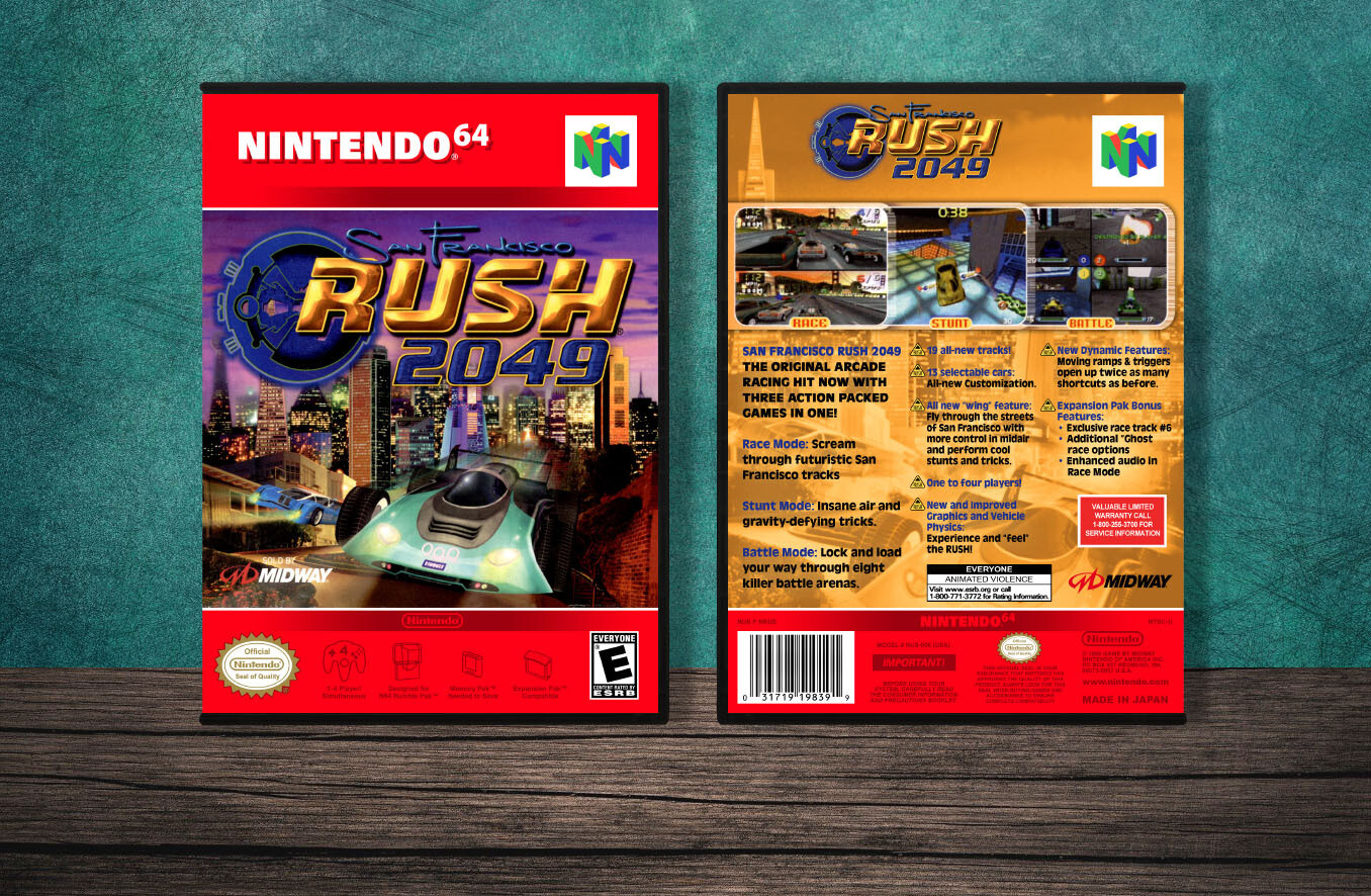 San Francisco Rush 2049, Case Color: DARK GREY (OEM DS CASE COLOR)