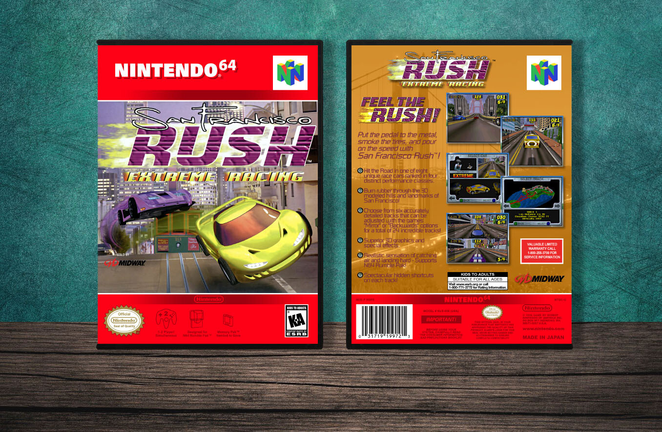 San Francisco Rush Extreme Racing, Case Color: DARK GREY (OEM DS CASE COLOR)