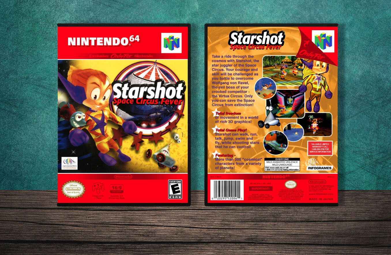 Starshot: Space Circus Fever, Case Color: DARK GREY (OEM DS CASE COLOR)