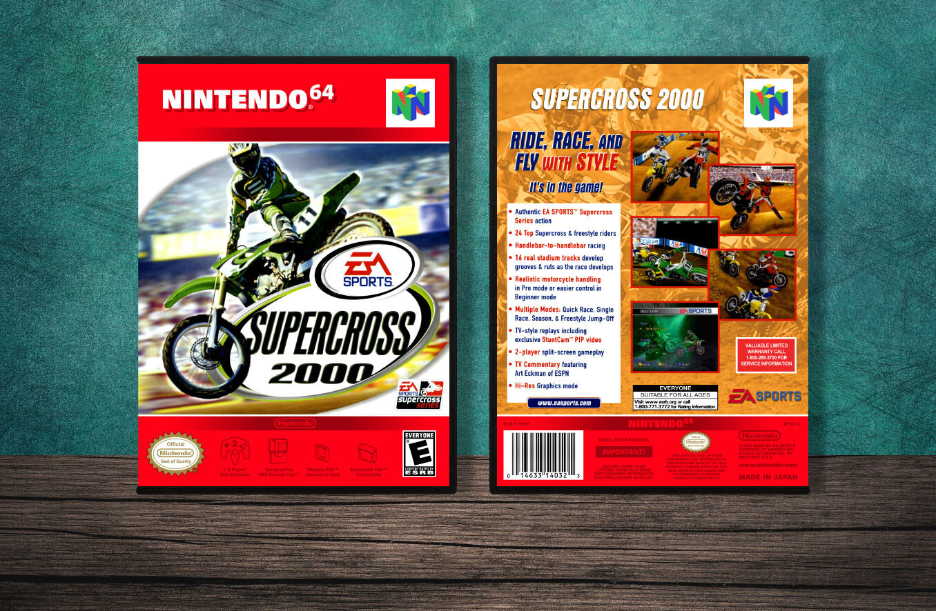 SuperCross 2000, Case Color: DARK GREY (OEM DS CASE COLOR)