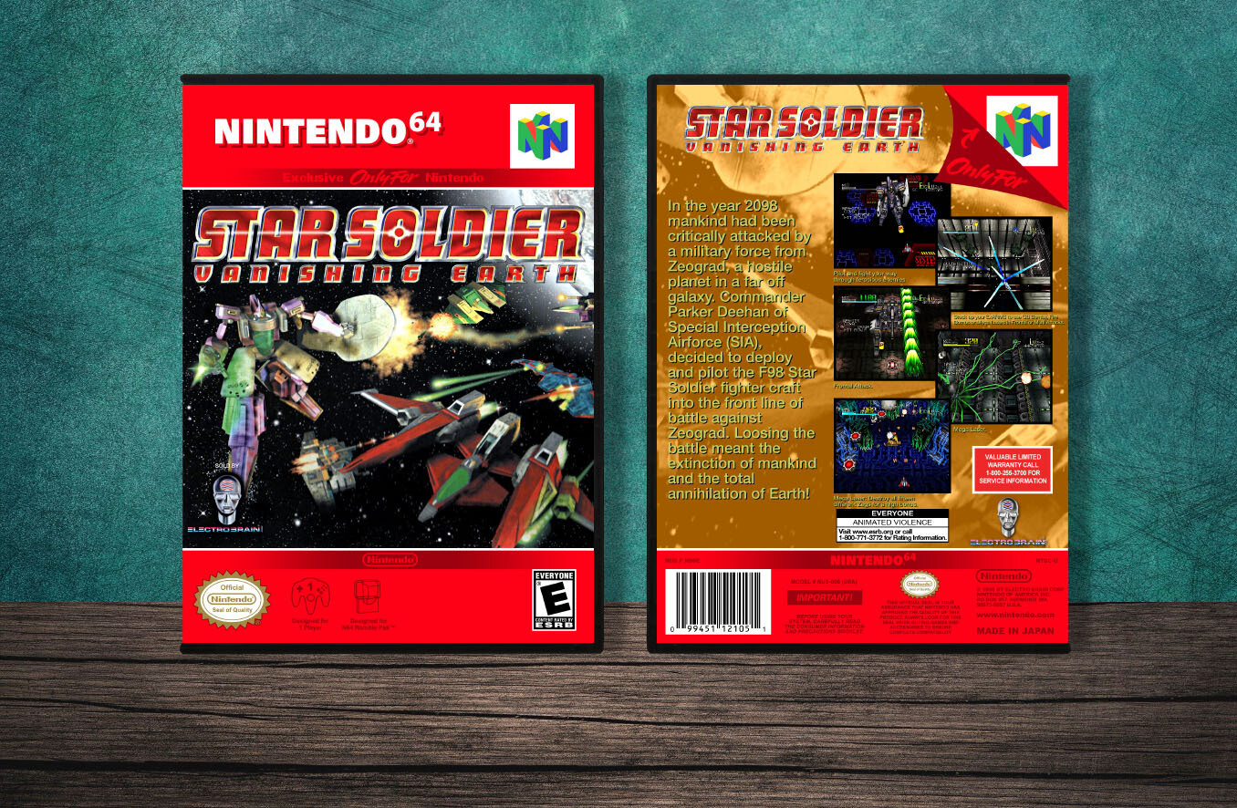 Star Soldier: Vanishing Earth, Case Color: DARK GREY (OEM DS CASE COLOR)