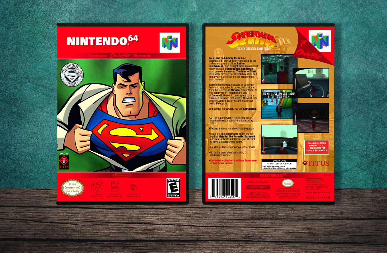 Superman 64, Case Color: DARK GREY (OEM DS CASE COLOR)