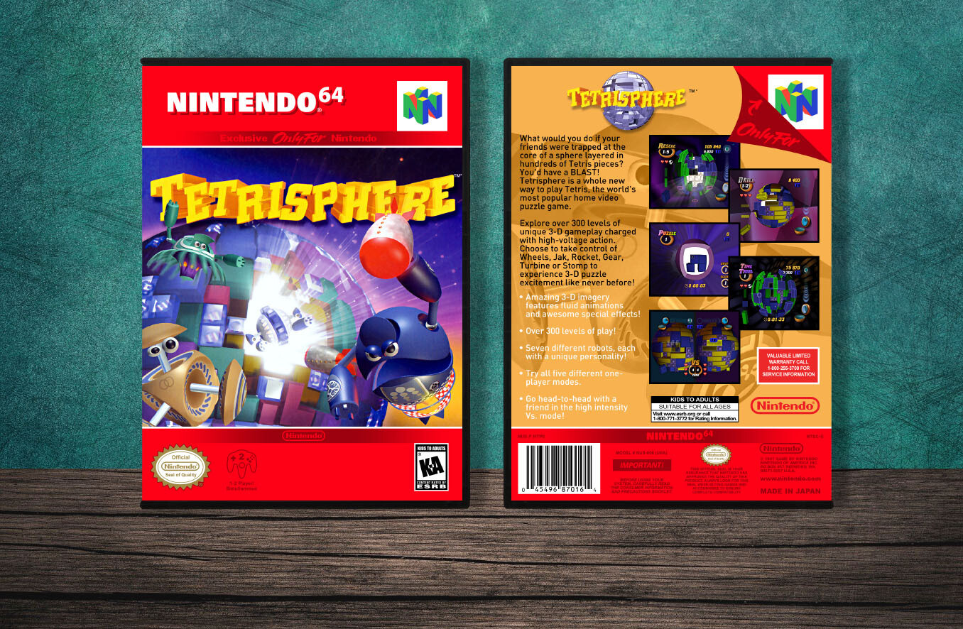 Tetrisphere, Case Color: DARK GREY (OEM DS CASE COLOR)