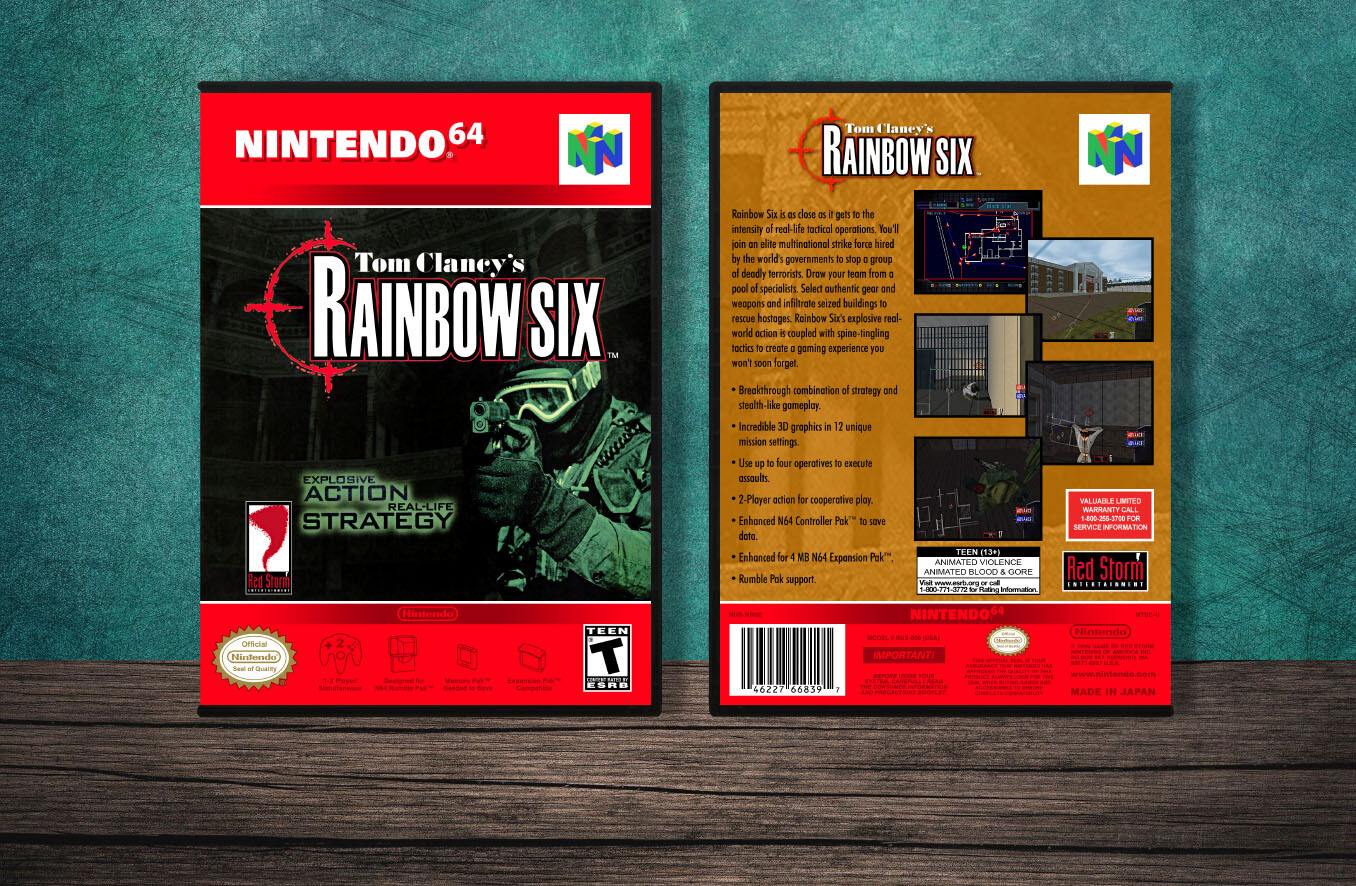 Tom Clancy&#39;s Rainbow Six, Case Color: DARK GREY (OEM DS CASE COLOR)