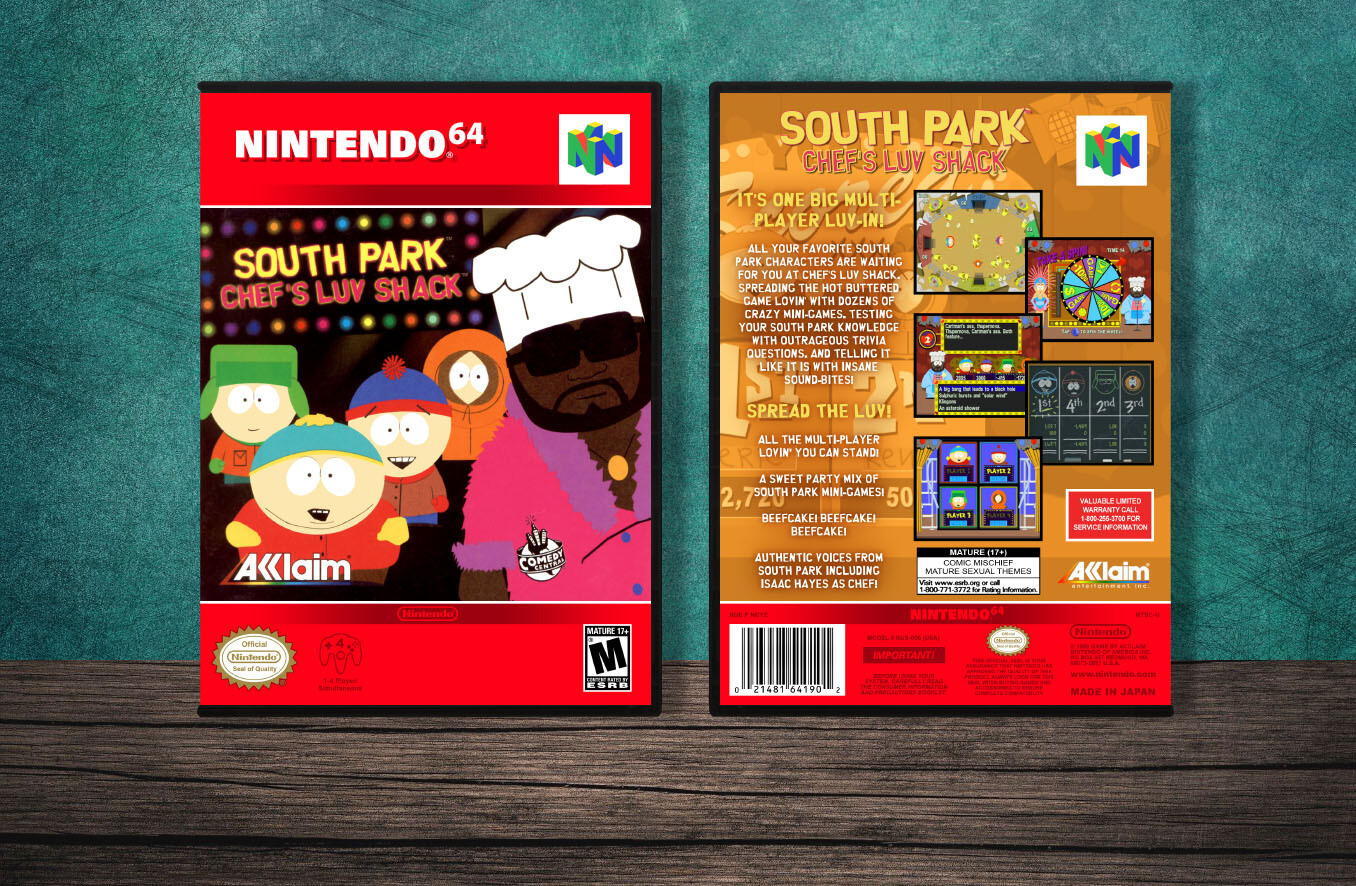 South Park: Chef&#39;s Luv Shack, Case Color: DARK GREY (OEM DS CASE COLOR)