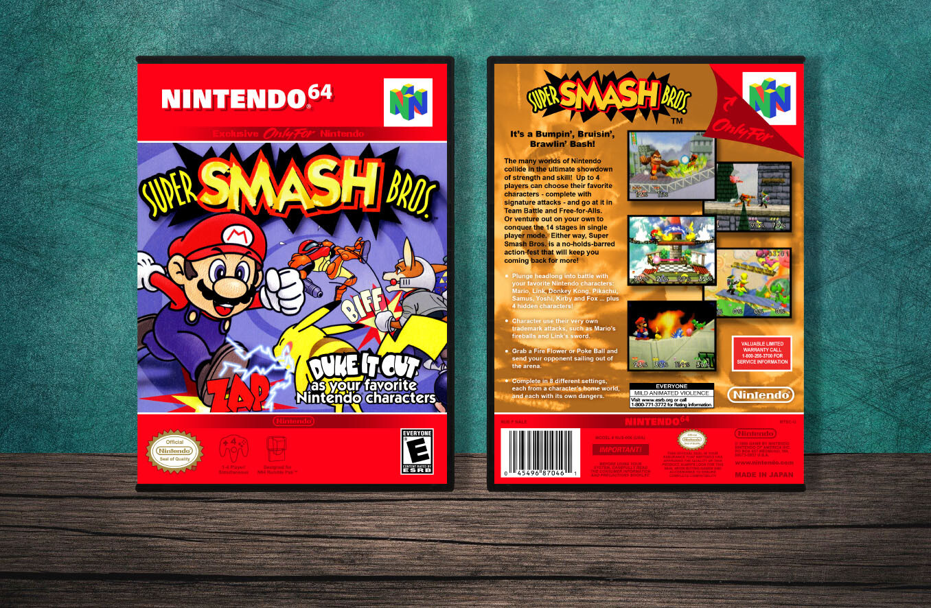 Super Smash Bros., Case Color: DARK GREY (OEM DS CASE COLOR)