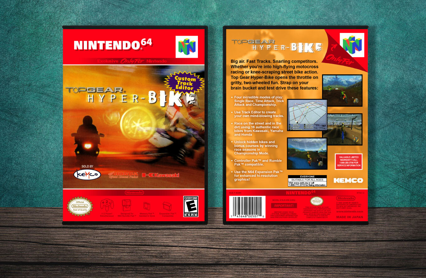 Top Gear Hyper-Bike, Case Color: DARK GREY (OEM DS CASE COLOR)