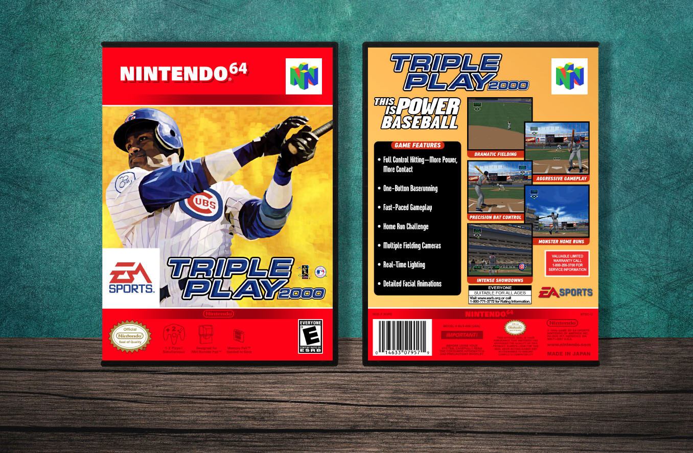 Triple Play 2000, Case Color: DARK GREY (OEM DS CASE COLOR)