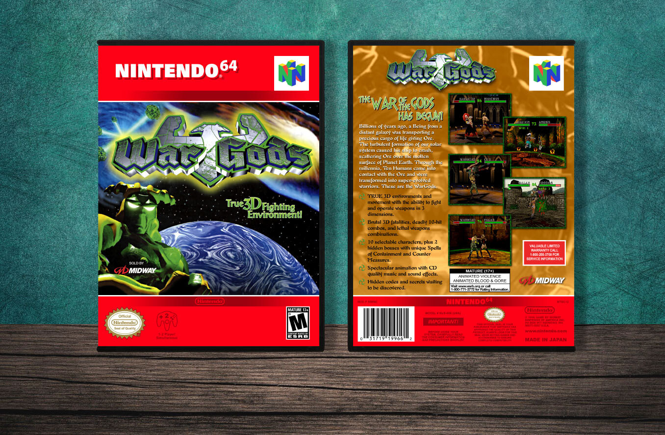 War Gods, Case Color: DARK GREY (OEM DS CASE COLOR)