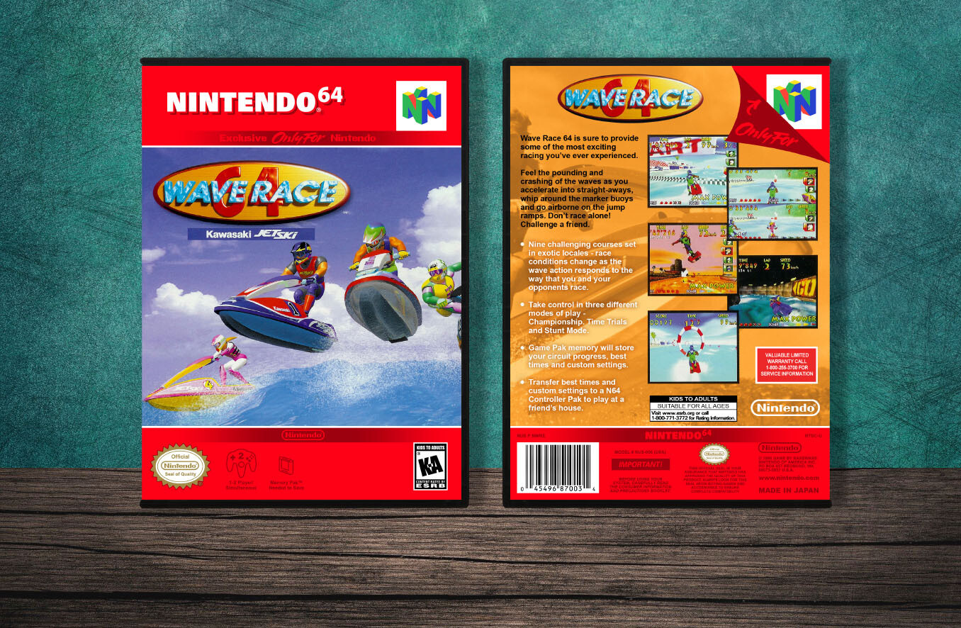 Wave Race 64, Case Color: DARK GREY (OEM DS CASE COLOR)