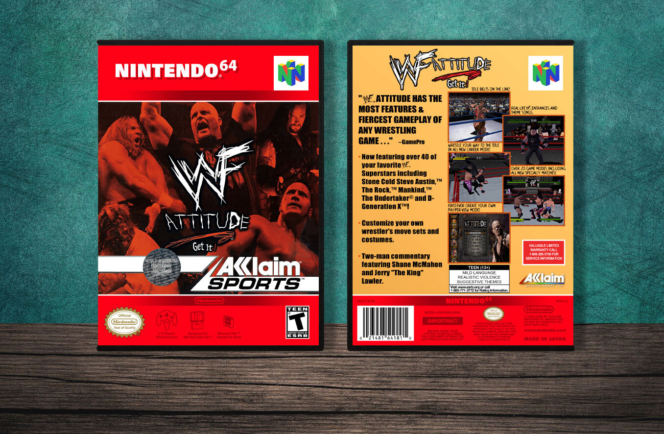 WWF Attitude, Case Color: DARK GREY (OEM DS CASE COLOR)