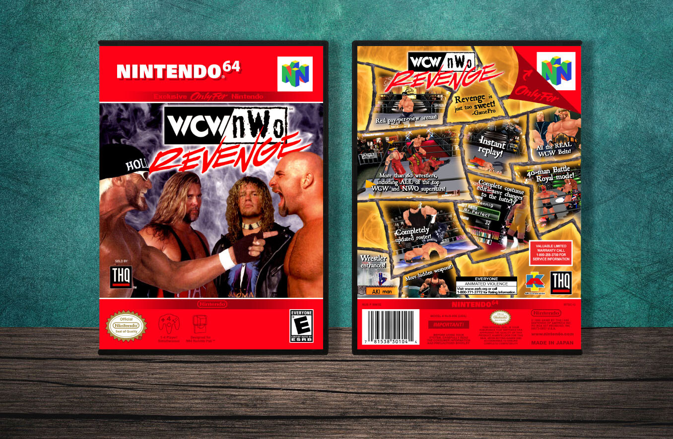 WCW vs NWO Revenge, Case Color: DARK GREY (OEM DS CASE COLOR)