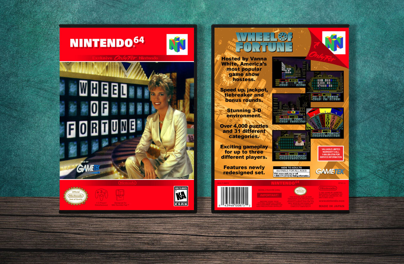 Wheel Of Fortune, Case Color: DARK GREY (OEM DS CASE COLOR)