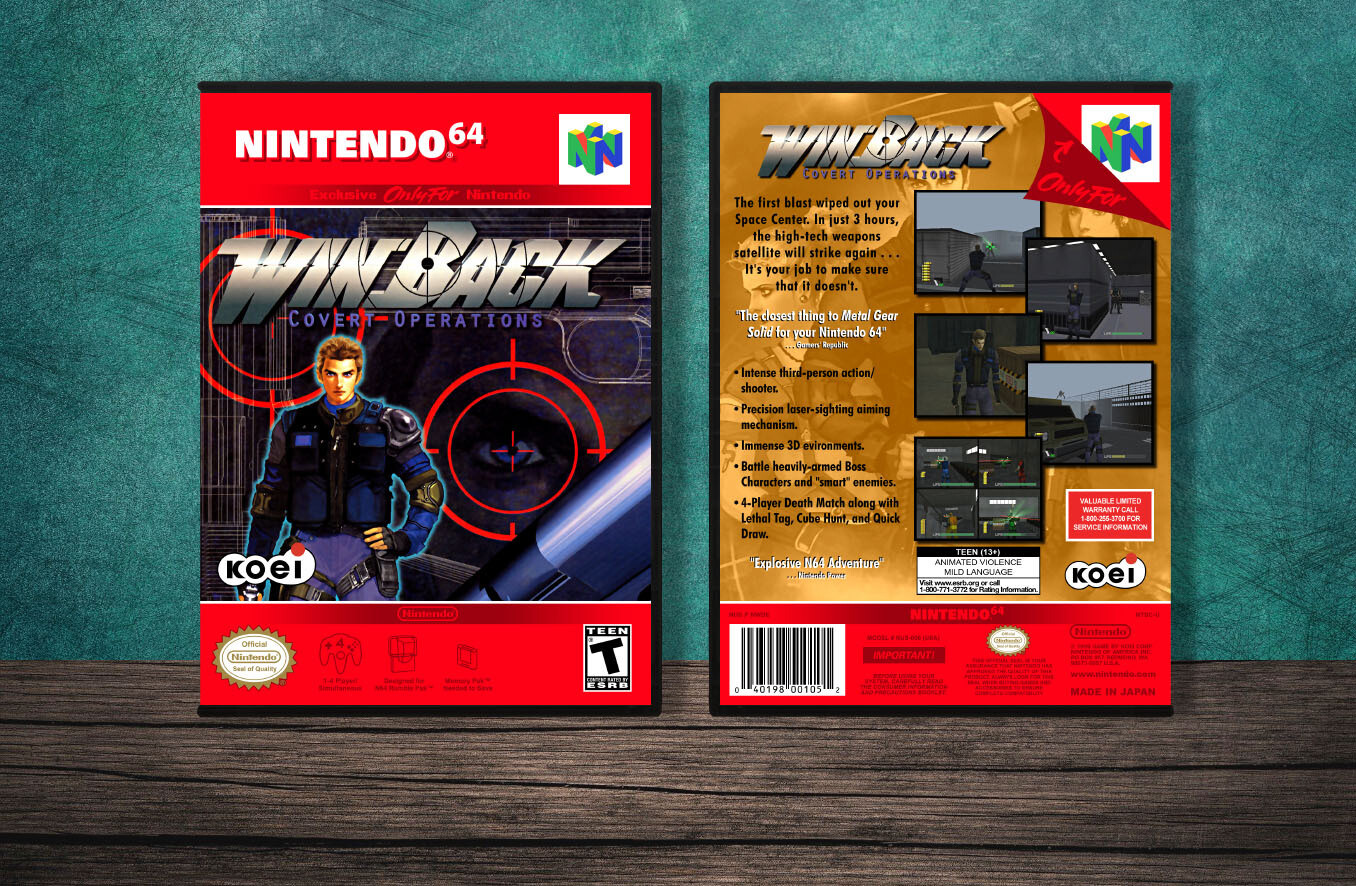 WinBack – Covert Operation, Case Color: DARK GREY (OEM DS CASE COLOR)