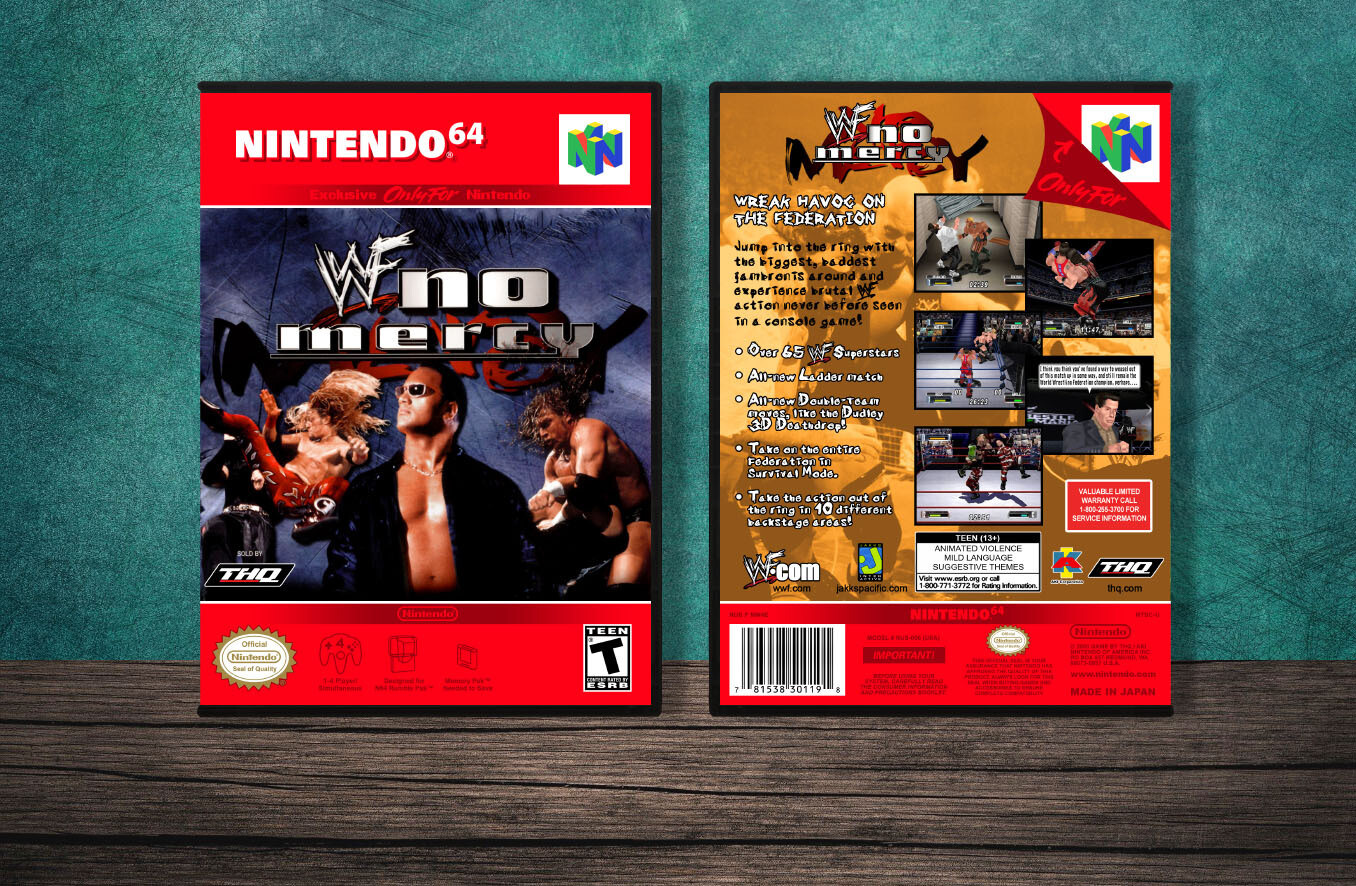 WWF No Mercy, Case Color: DARK GREY (OEM DS CASE COLOR)