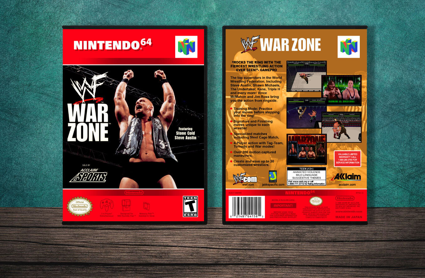 WWF War Zone, Case Color: DARK GREY (OEM DS CASE COLOR)