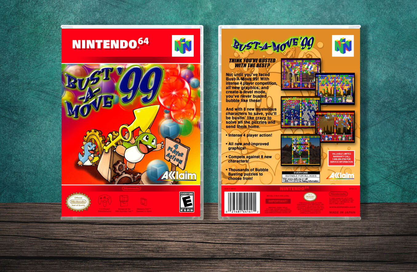 Bust A Move &#39;99, Case Color: CLEAR (Transparent)