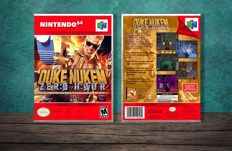 Duke Nukem: Zero Hour, Case Color: CLEAR (Transparent)