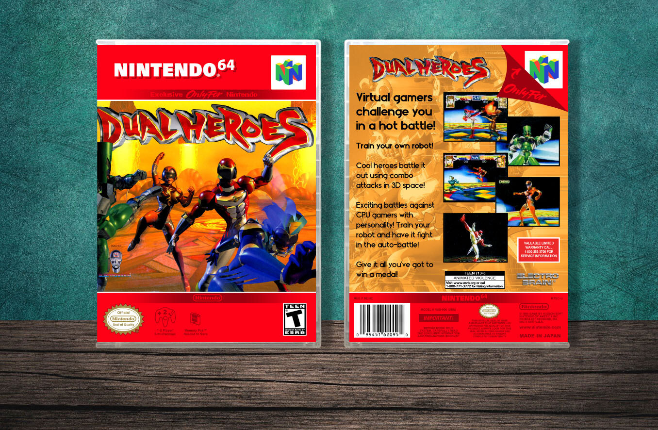 Dual Heroes, Case Color: CLEAR (Transparent)
