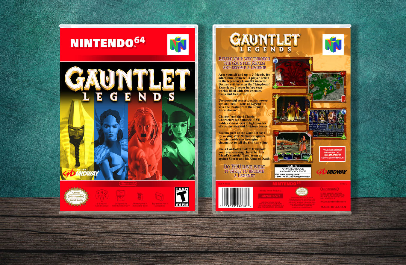 Gauntlet Legends, Case Color: CLEAR (Transparent)