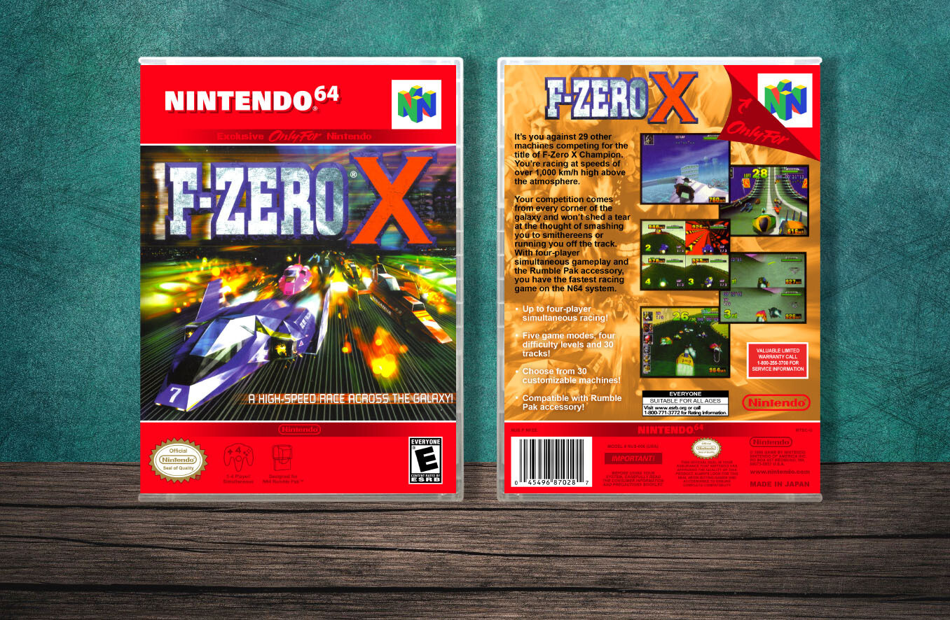 F-Zero X, Case Color: CLEAR (Transparent)