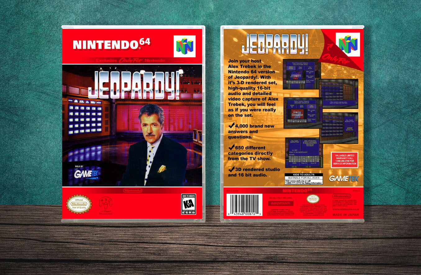 Jeopardy!, Case Color: CLEAR (Transparent)