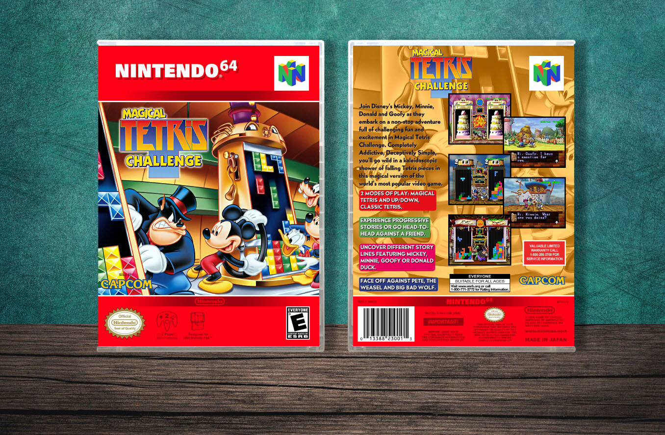 Magical Tetris Challenge, Case Color: CLEAR (Transparent)