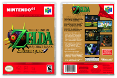 Legend of Zelda: Majora's Mask, The Master Quest (Gold Spine) - N64 ...