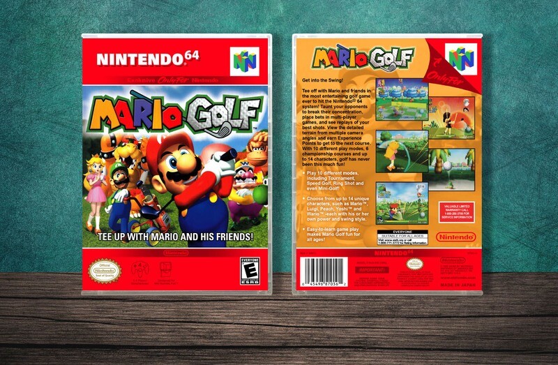 Mario Golf, Case Color: CLEAR (Transparent)