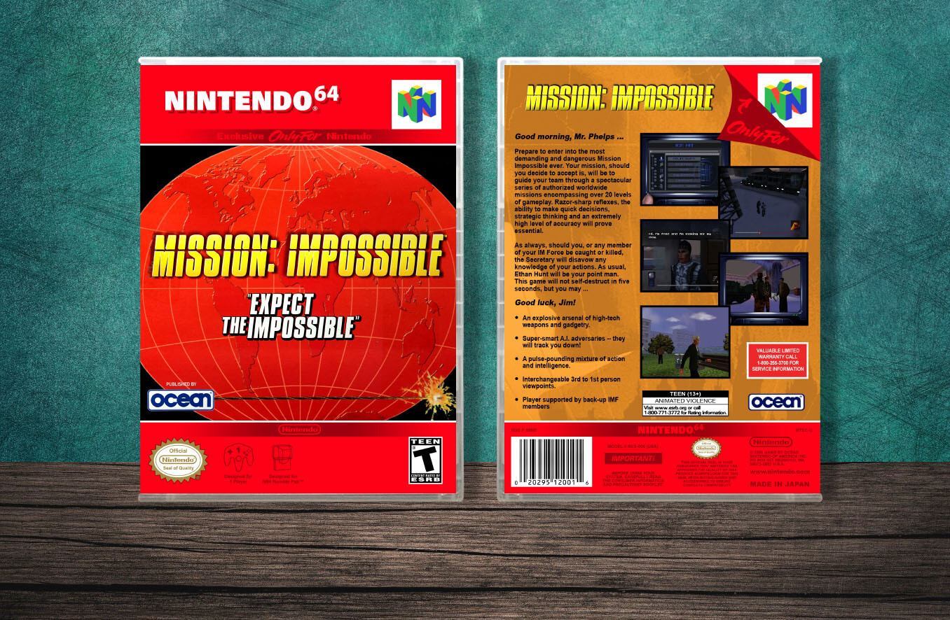Mission Impossible, Case Color: CLEAR (Transparent)