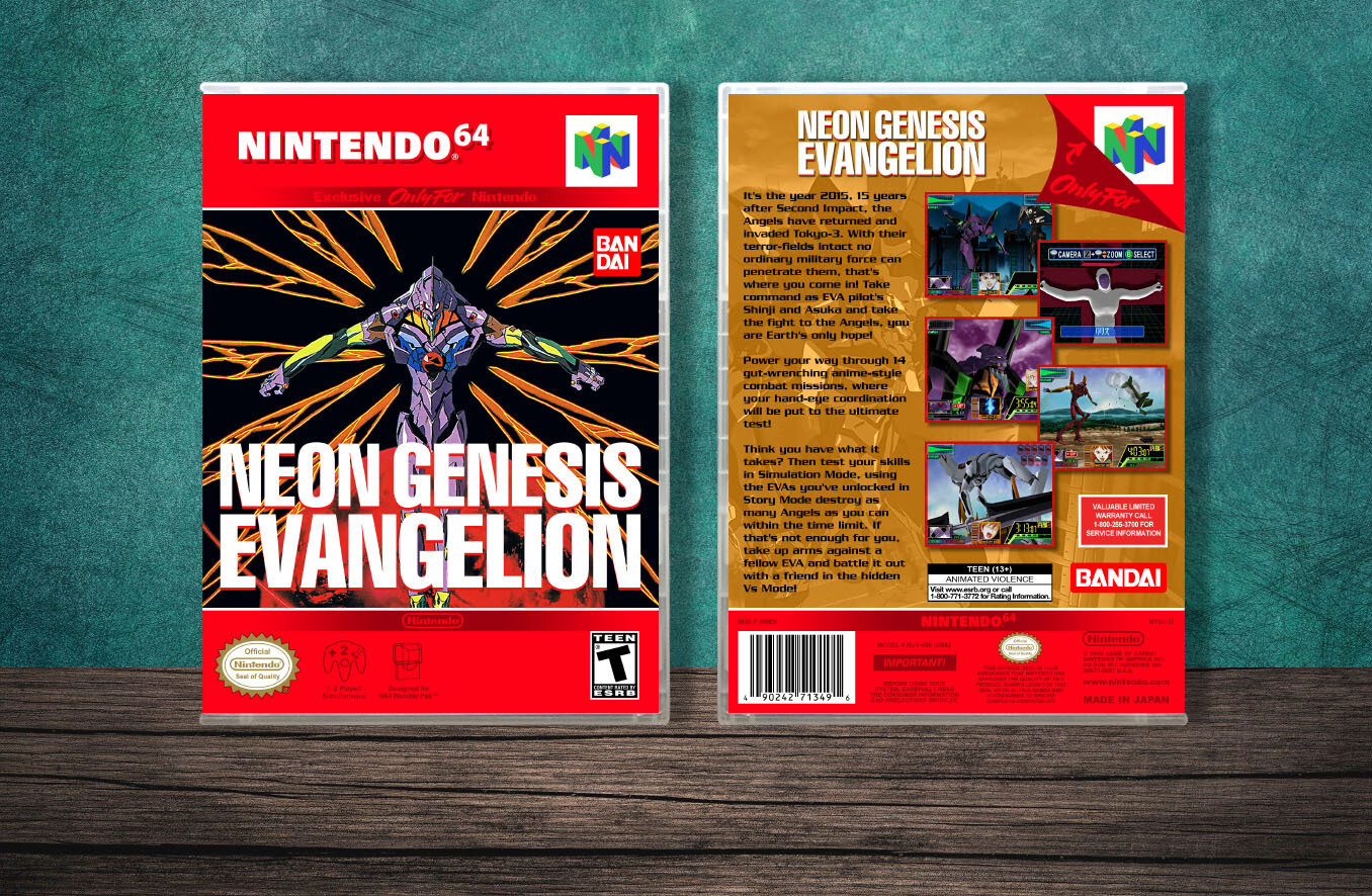 Neon Genesis Evangelion, Case Color: CLEAR (Transparent)