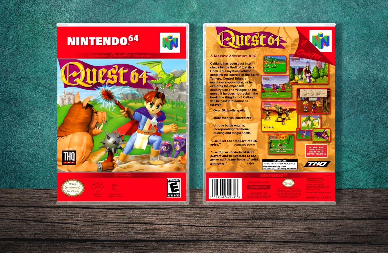 Quest 64, Case Color: CLEAR (Transparent)