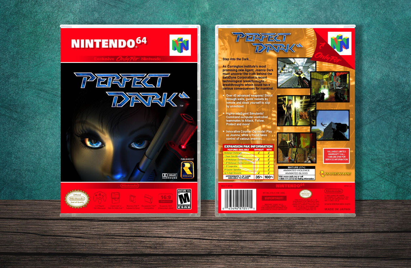 Perfect Dark, Case Color: CLEAR (Transparent)