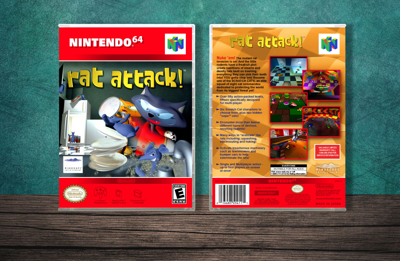 Rat Attack, Case Color: CLEAR (Transparent)
