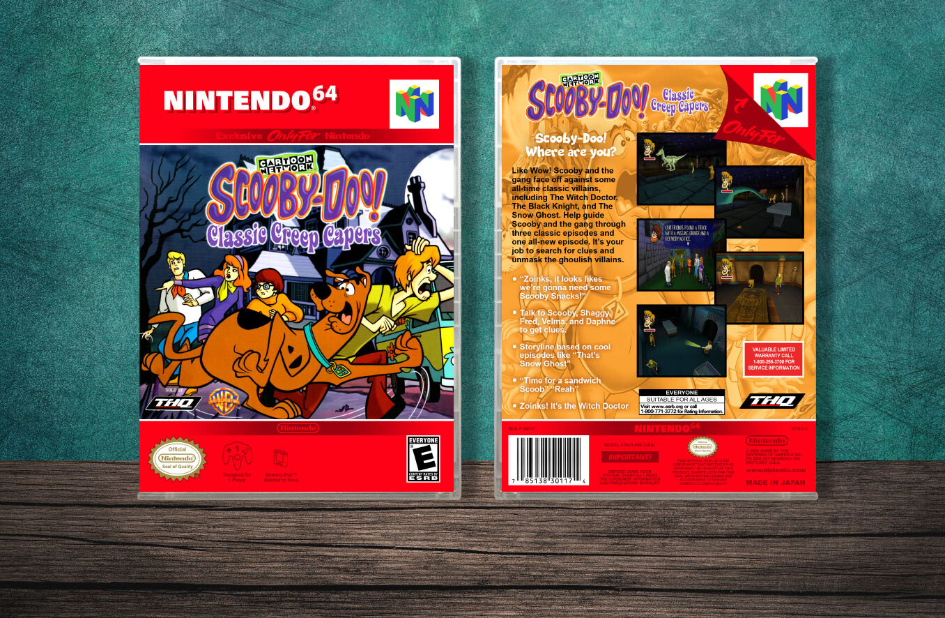 Scooby Doo: Classic Creep Capers, Case Color: CLEAR (Transparent)