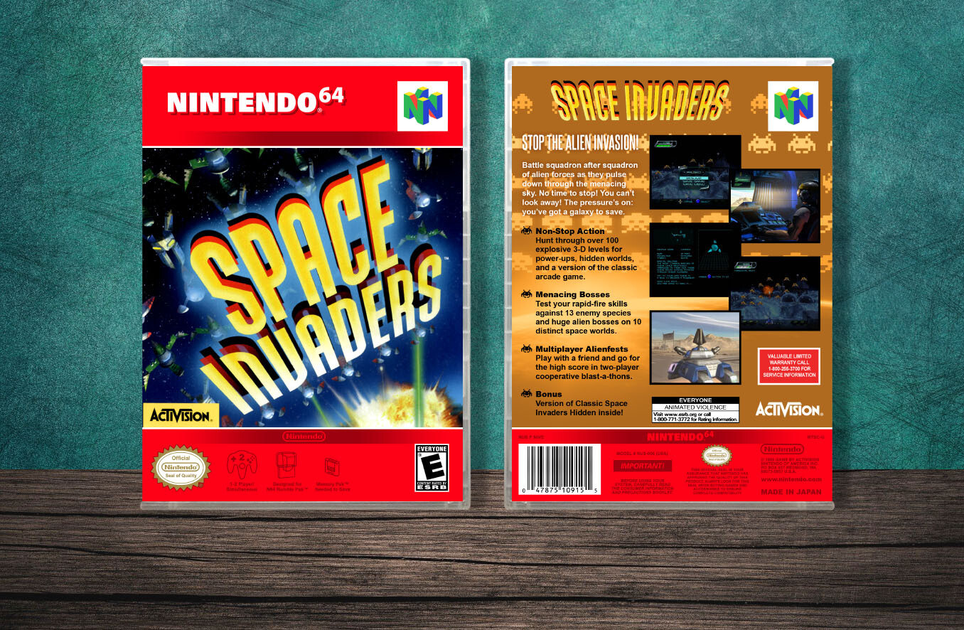 Space Invaders, Case Color: CLEAR (Transparent)