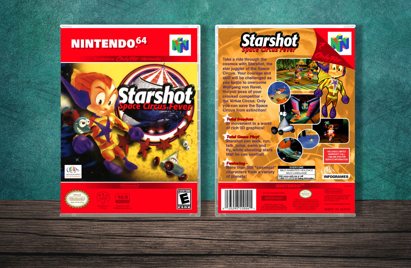 Starshot: Space Circus Fever, Case Color: CLEAR (Transparent)