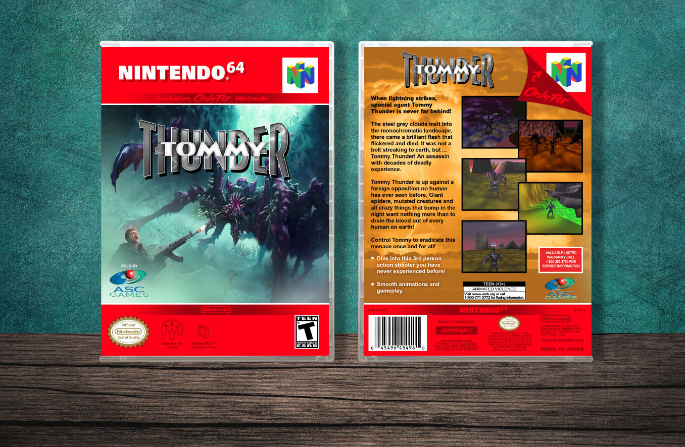 Tommy Thunder, Case Color: CLEAR (Transparent)