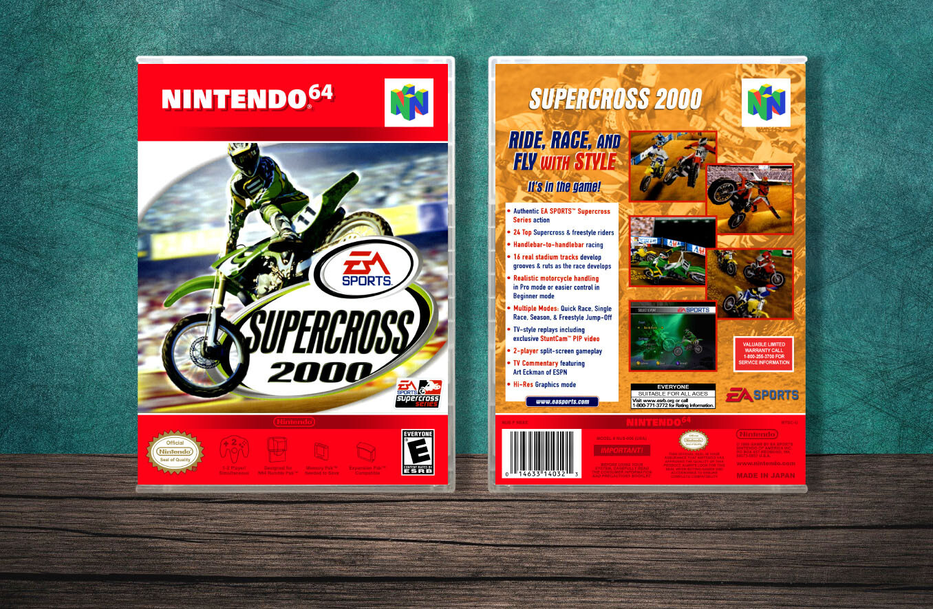SuperCross 2000, Case Color: CLEAR (Transparent)