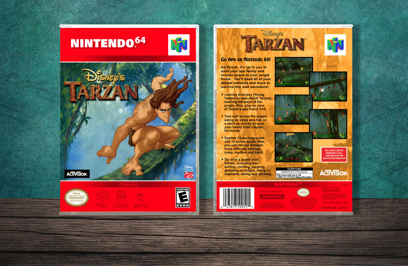 Tarzan, Case Color: CLEAR (Transparent)