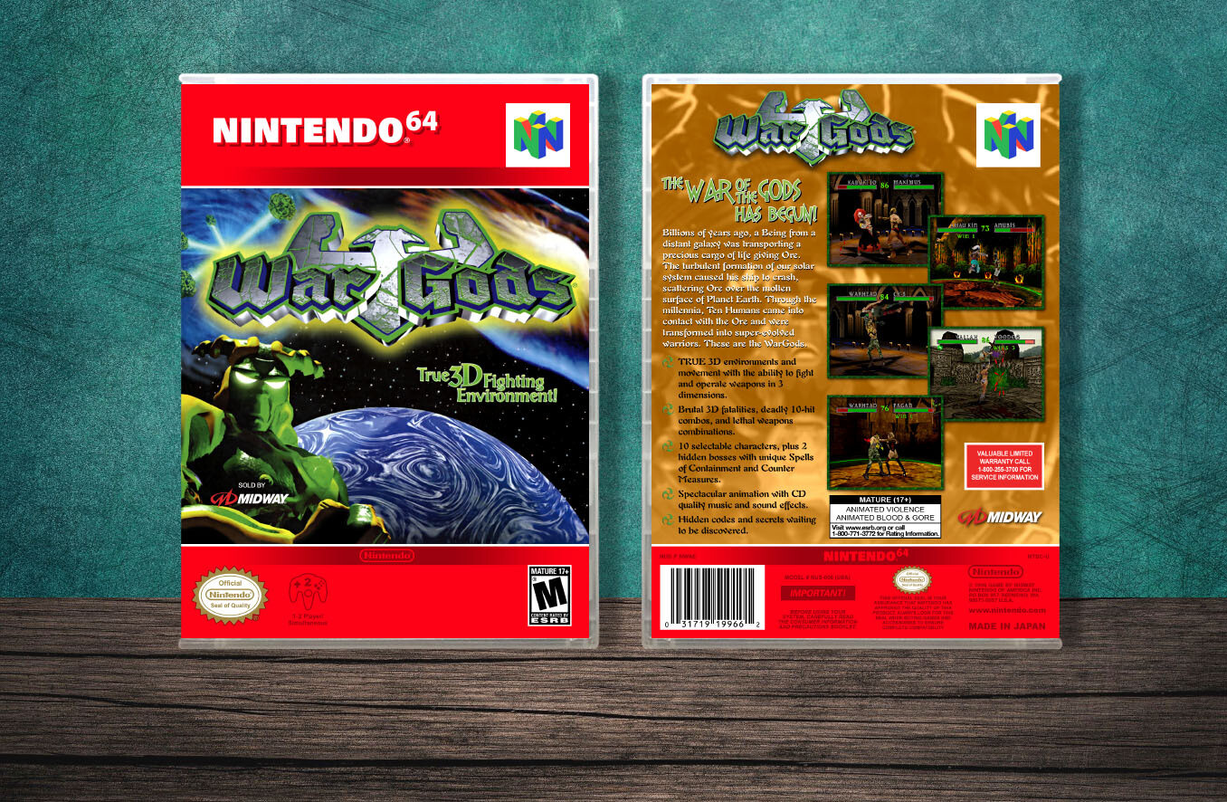 War Gods, Case Color: CLEAR (Transparent)