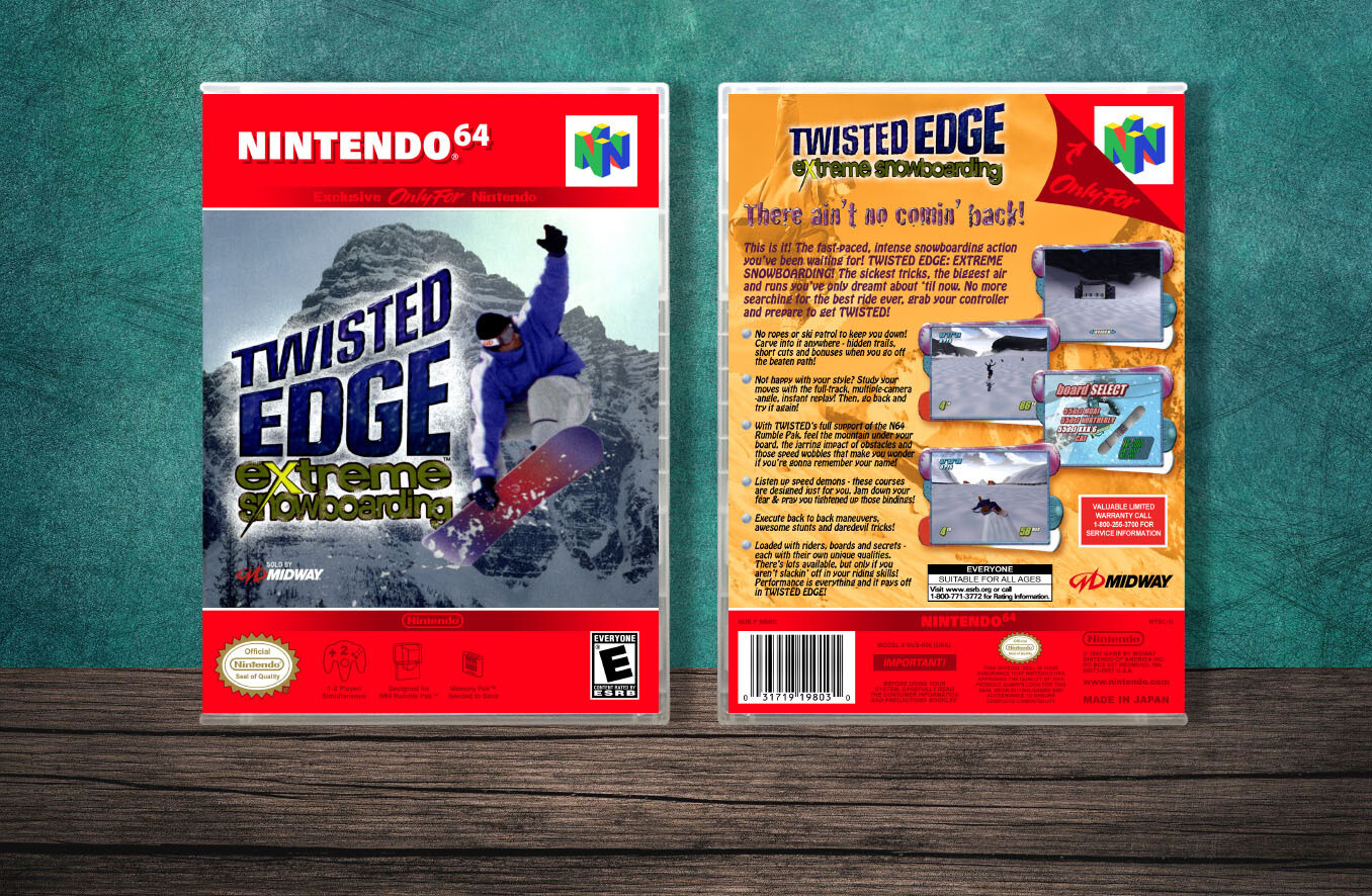 Twisted Edge Snowboarding, Case Color: CLEAR (Transparent)