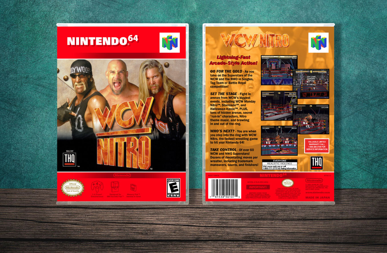 WCW Nitro, Case Color: CLEAR (Transparent)
