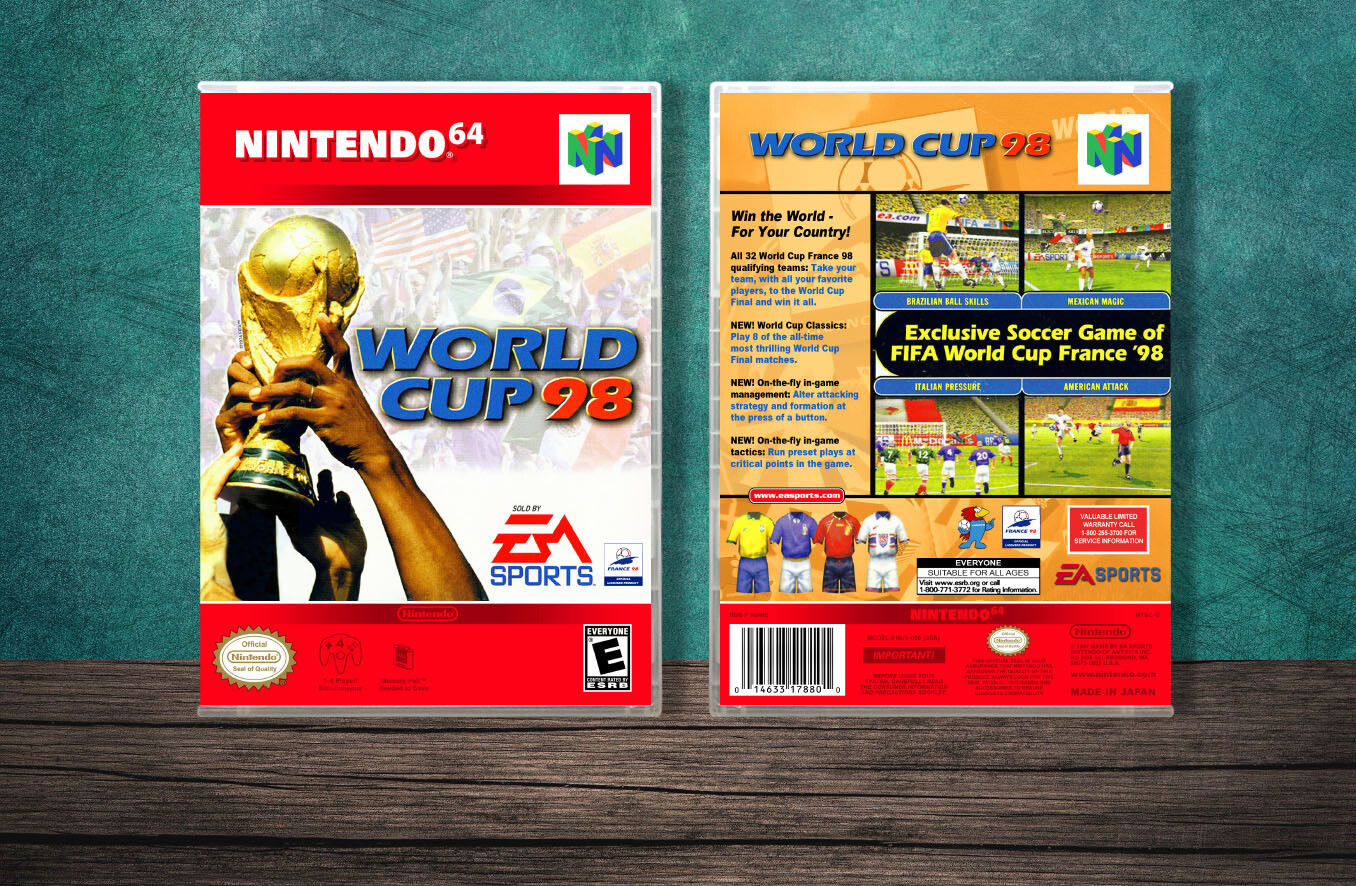 World Cup &#39;98, Case Color: CLEAR (Transparent)