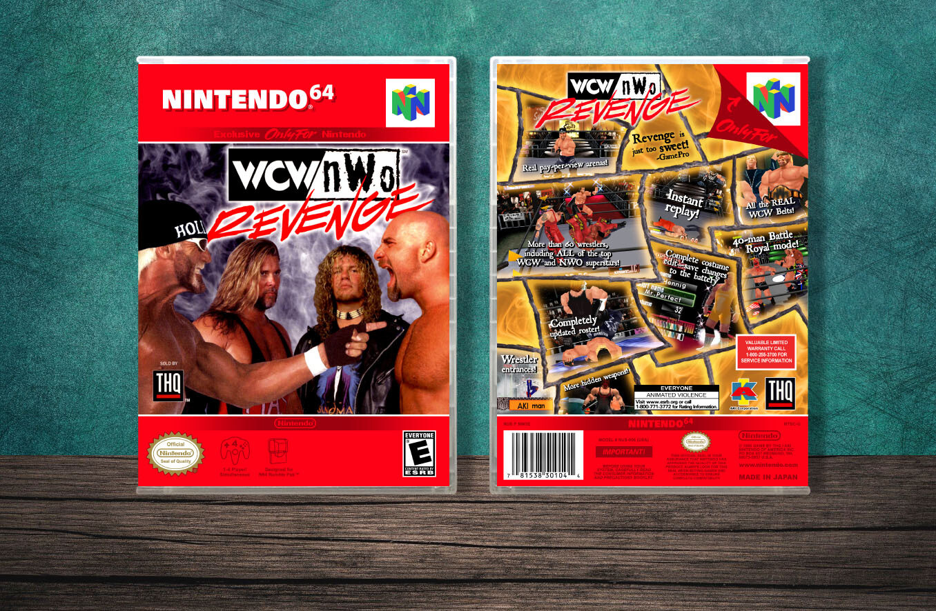 WCW vs NWO Revenge, Case Color: CLEAR (Transparent)